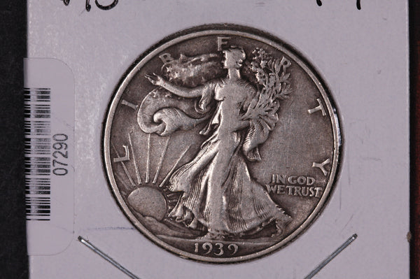 1939 Walking Liberty Half Dollar.  Circulated Condition. Store #07290