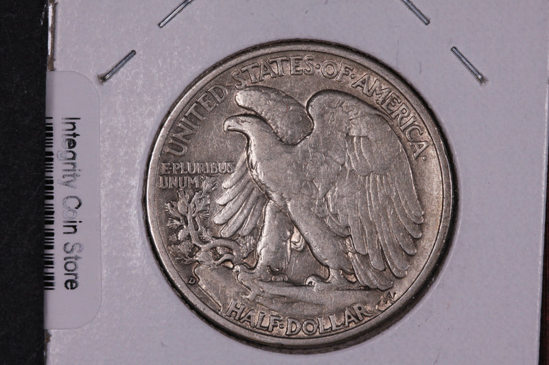1939-D Walking Liberty Half Dollar.  Circulated Condition. Store