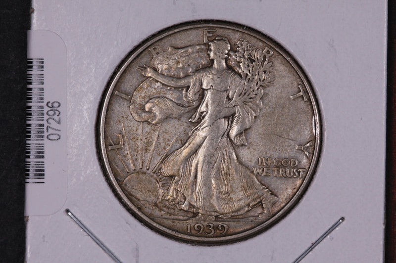 1939-D Walking Liberty Half Dollar.  Circulated Condition. Store