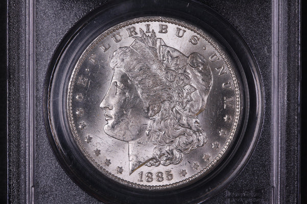 1885-O Morgan Silver Dollar, Gem Eye Appeal, PCGS MS62, Store #07605
