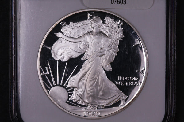 1990-S Proof American Silver Eagle. NGC Graded PF70. Store Sale #07603