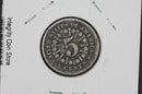 1866 Shield Nickel, Circulated Collectible Coin. Store