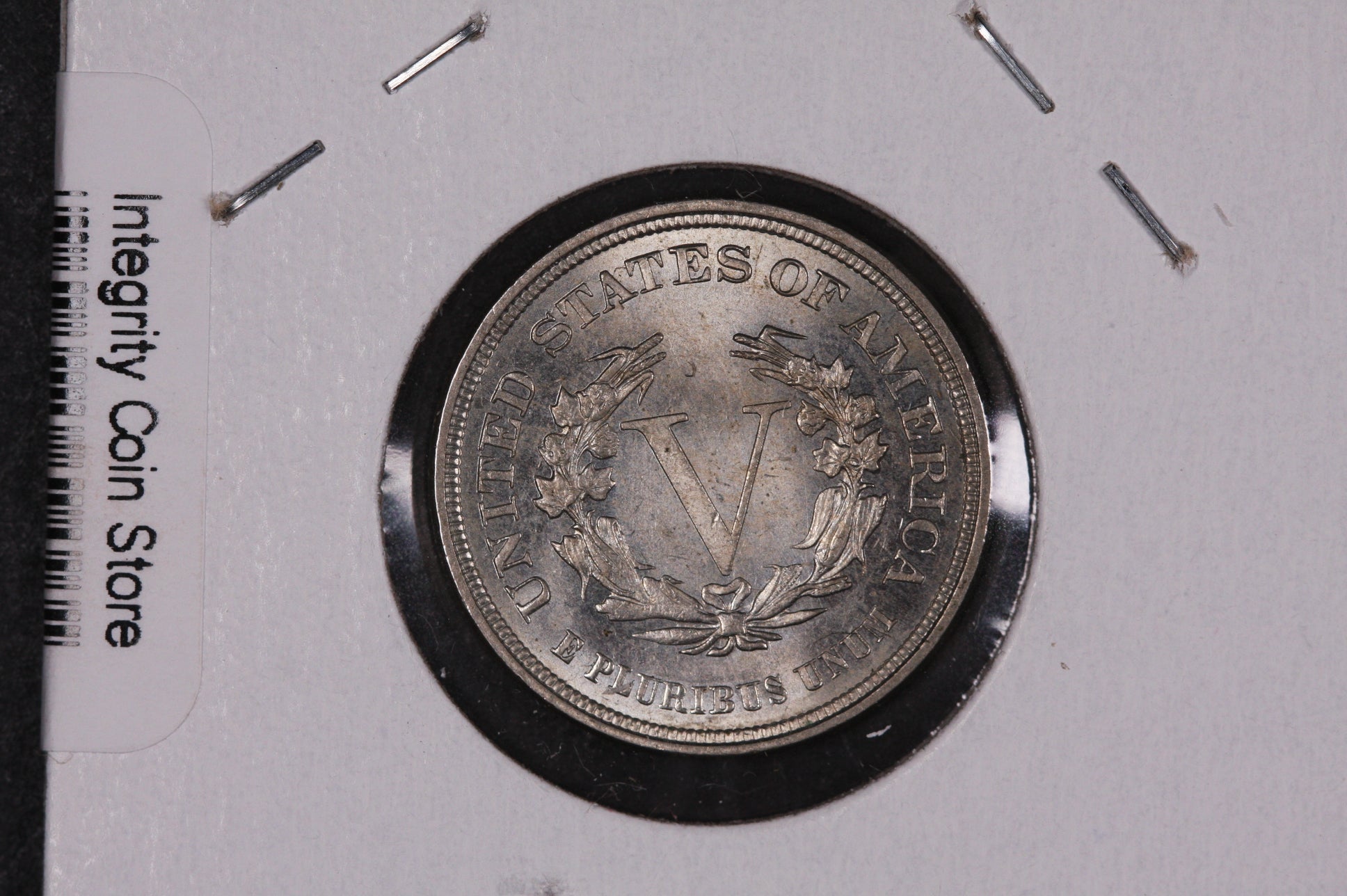1883 Liberty Nickel, Un-Circulated Coin, No Cents. Store #07309