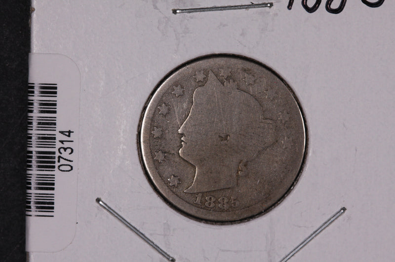 1885 Liberty Nickel, Circulated Collectible Coin.  Store
