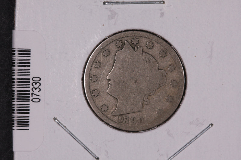 1890 Liberty Nickel, Circulated Collectible Coin.  Store